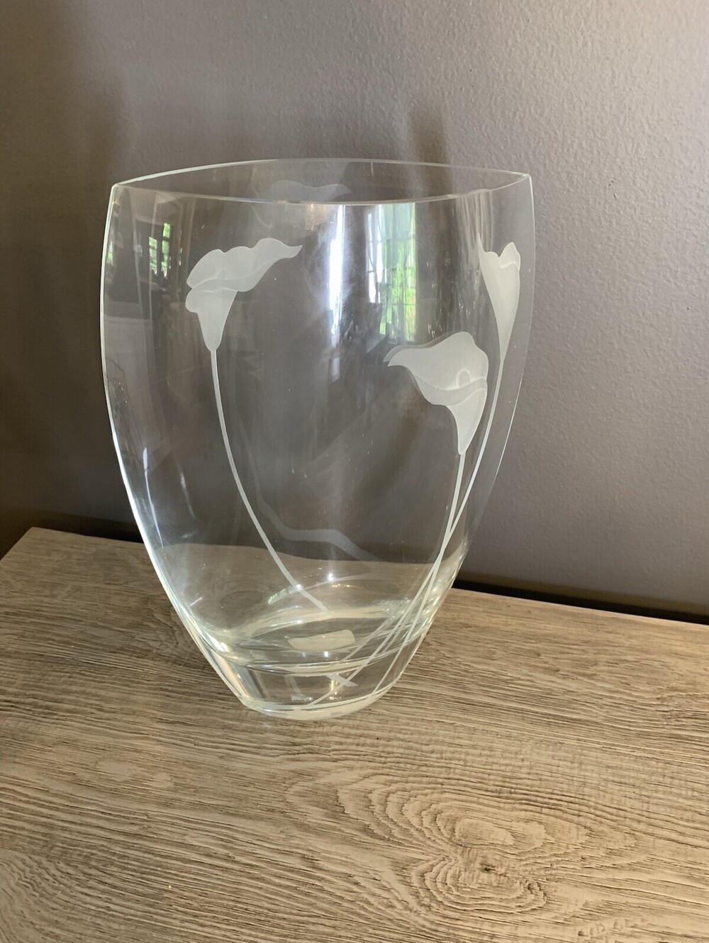 Vintage Calla Lily by MIKASA 11.5” Eclipse Vase Retired Pattern NEW In Box